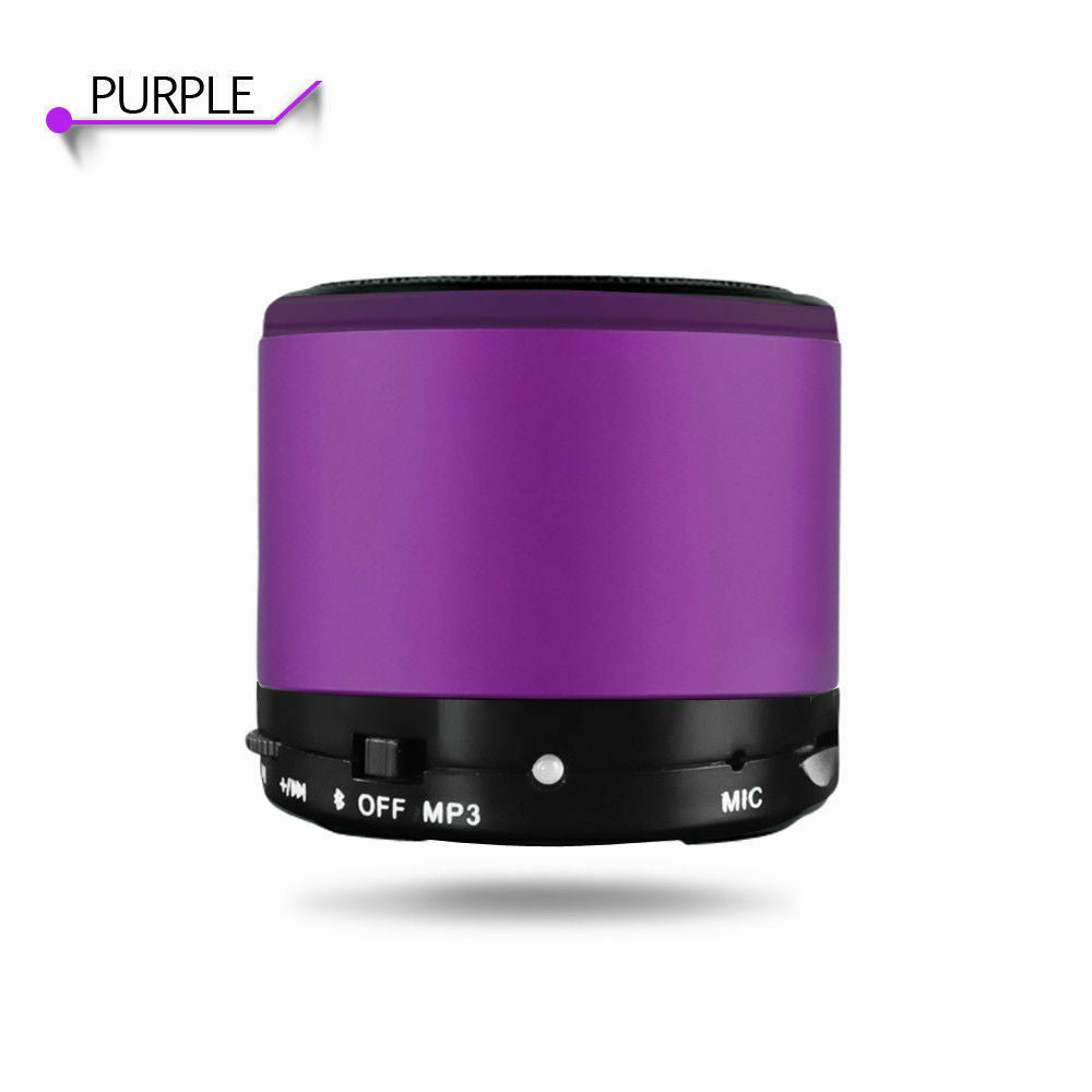 Portable Wireless Car Bluetooth Music Speaker Mini AUX Stereo for iPhone iPad PC