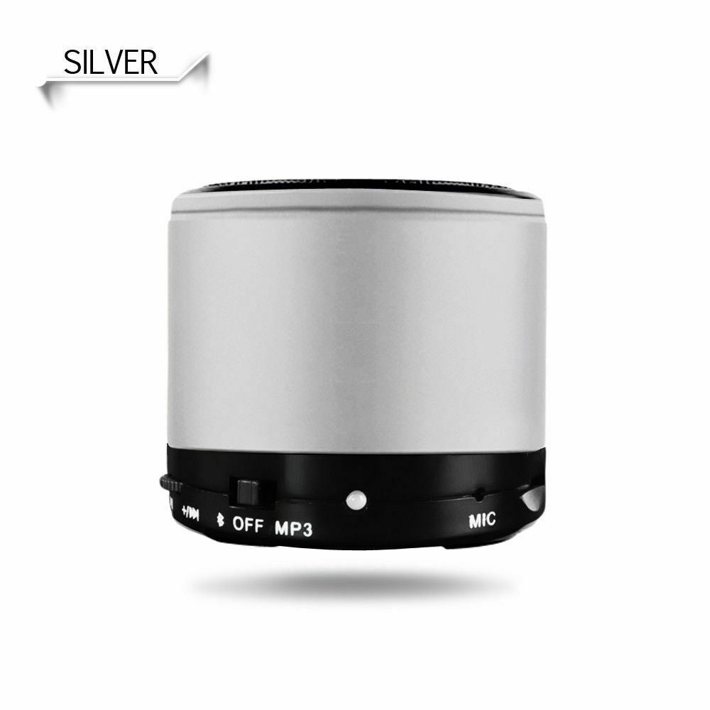 Portable Wireless Car Bluetooth Music Speaker Mini AUX Stereo for iPhone iPad PC