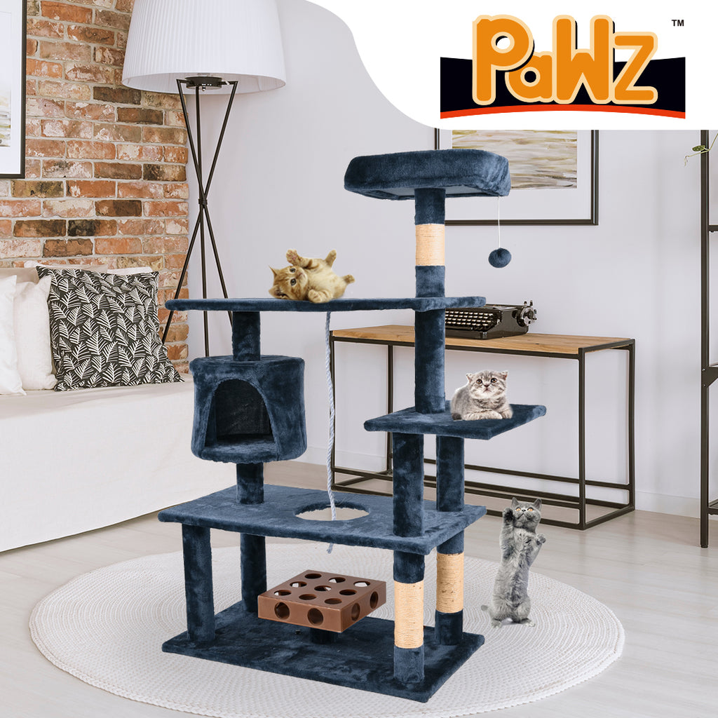 PaWz 1.25M Cat Scratching Post Tree Gym House Condo Furniture Scratcher Tower