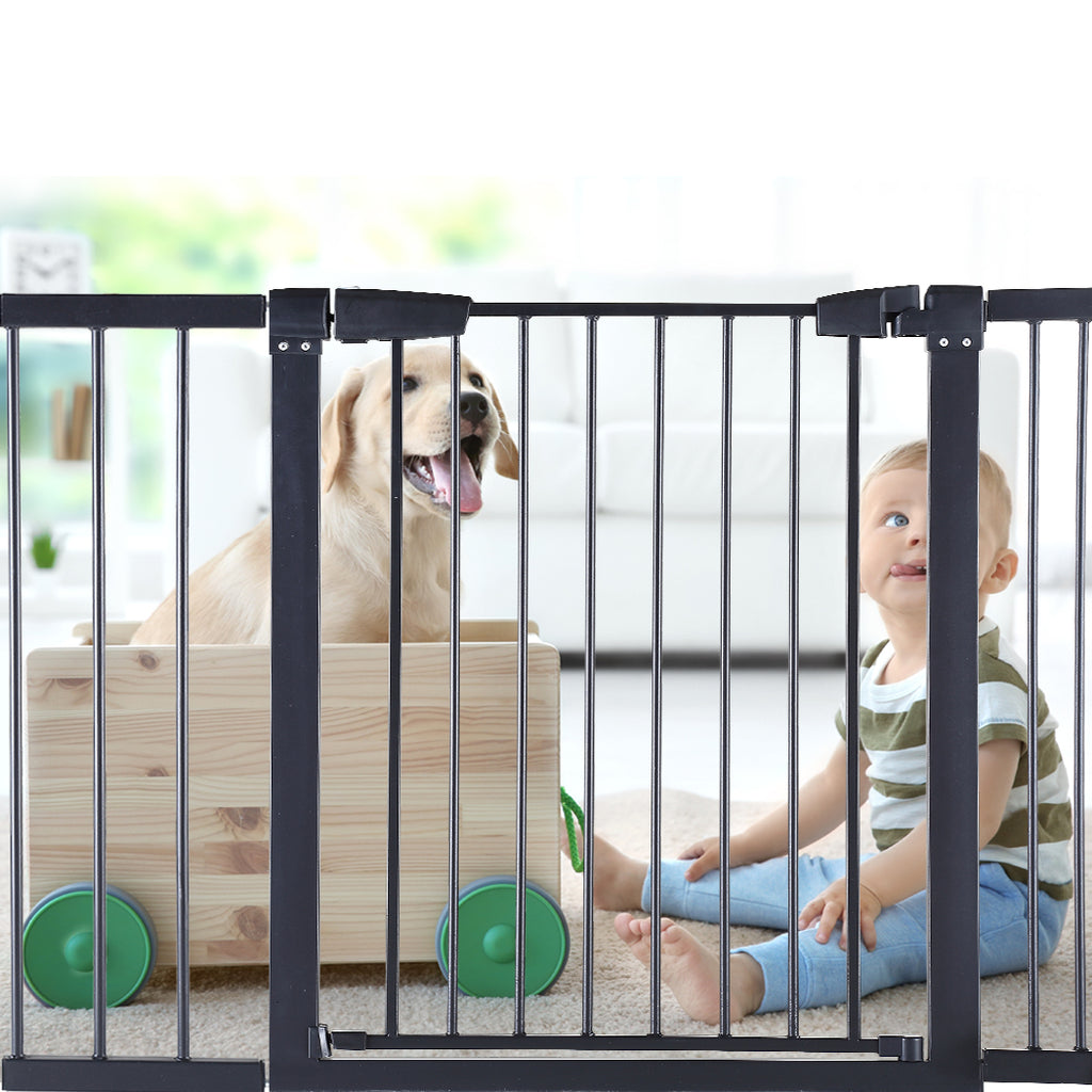 Baby Kids Pet Safety Security Gate Stair Barrier Doors Extension Panels 20cm BK