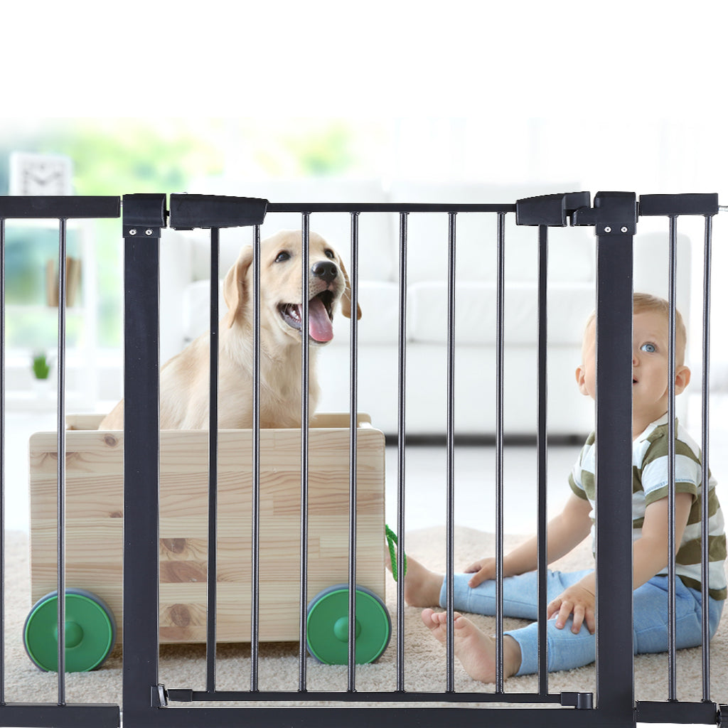 Baby Kids Pet Safety Security Gate Stair Barrier Doors Extension Panels 10cm BK