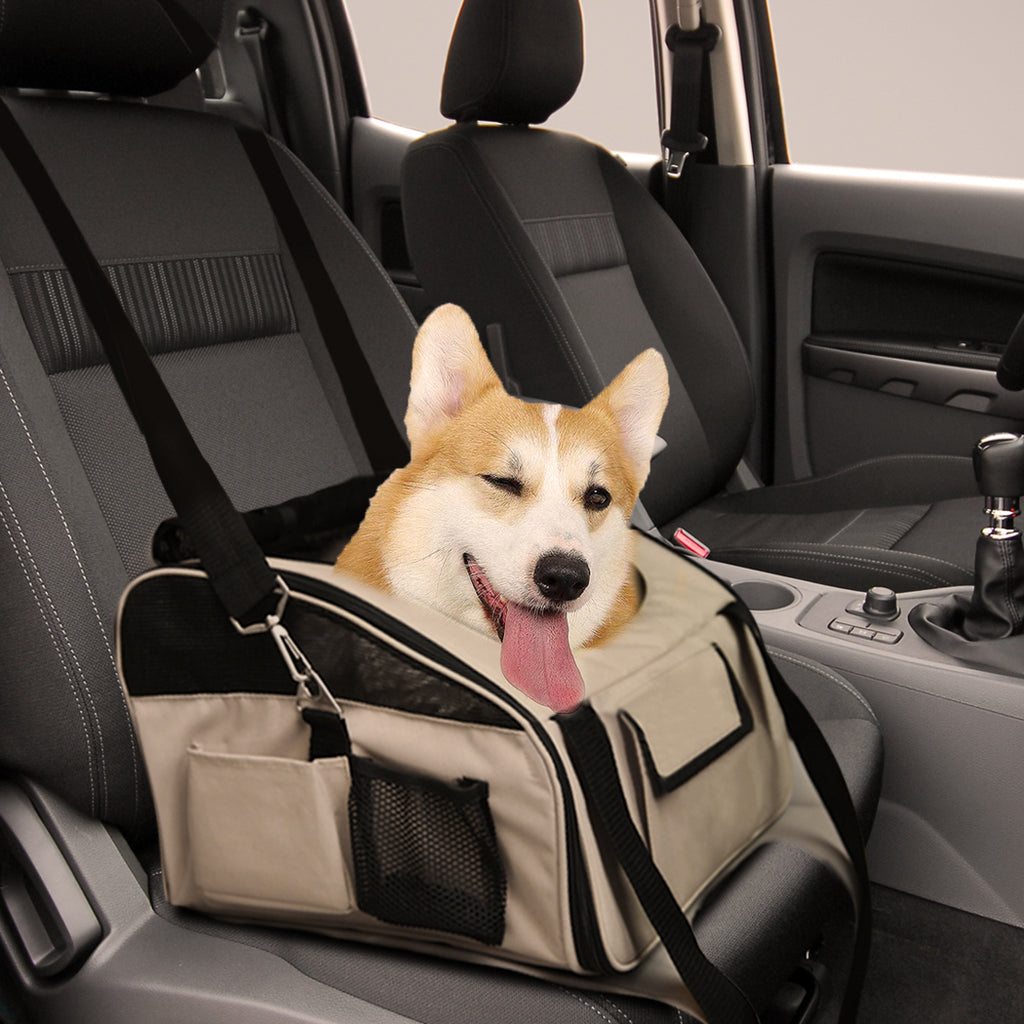 PaWz Pet Car Booster Seat Basket Puppy Cat Dog Carrier Travel Protector Safe XL