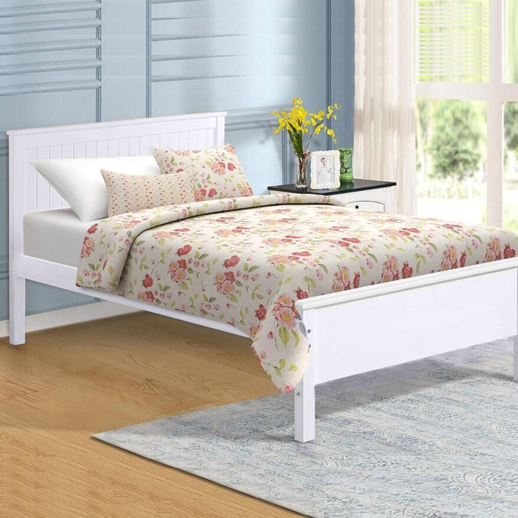 Levede Premium Pine Wood Kids Children Bed Frame Mattress Platform Single Size