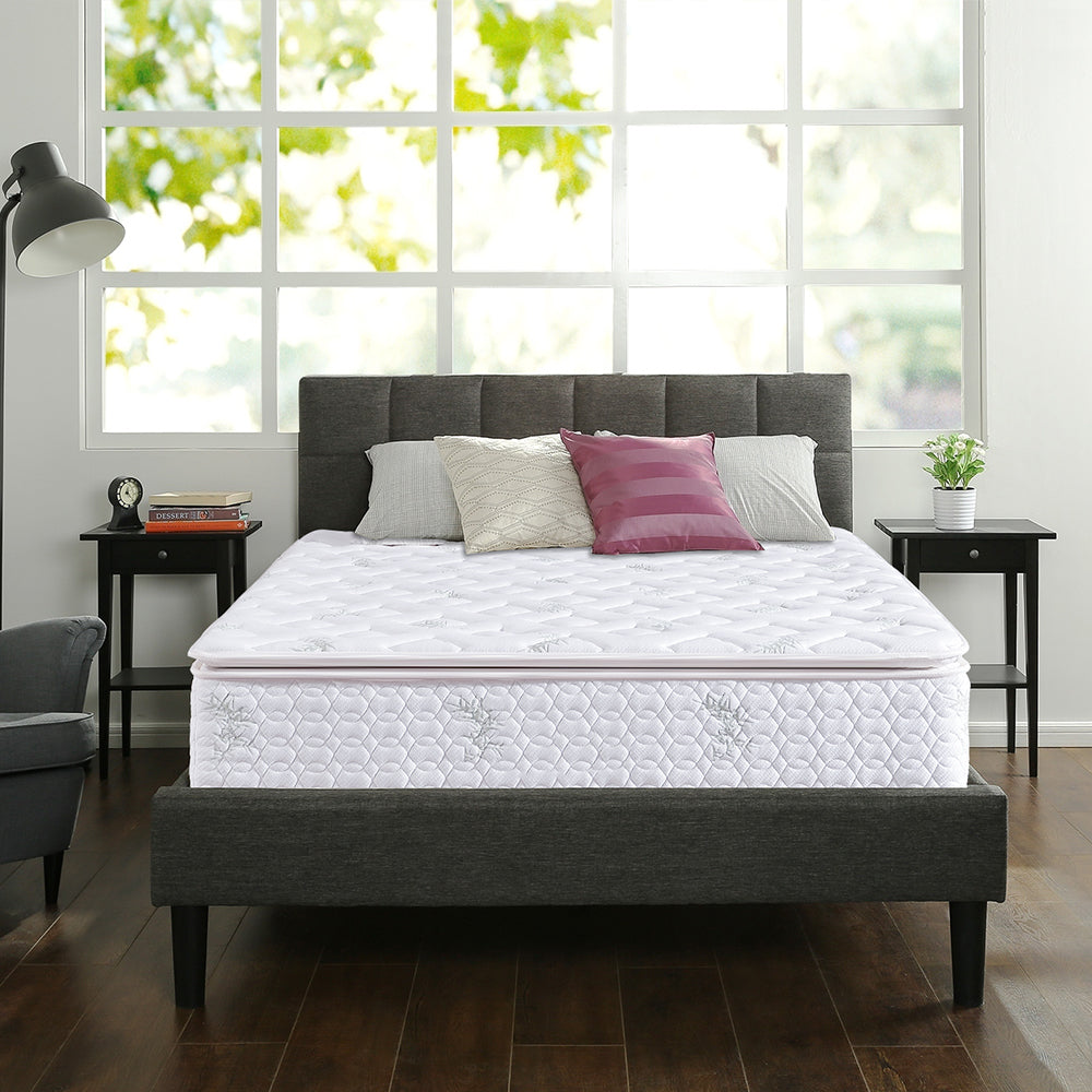 DreamZ Gel Infused Spring Foam Bed Mattress Top in King Size