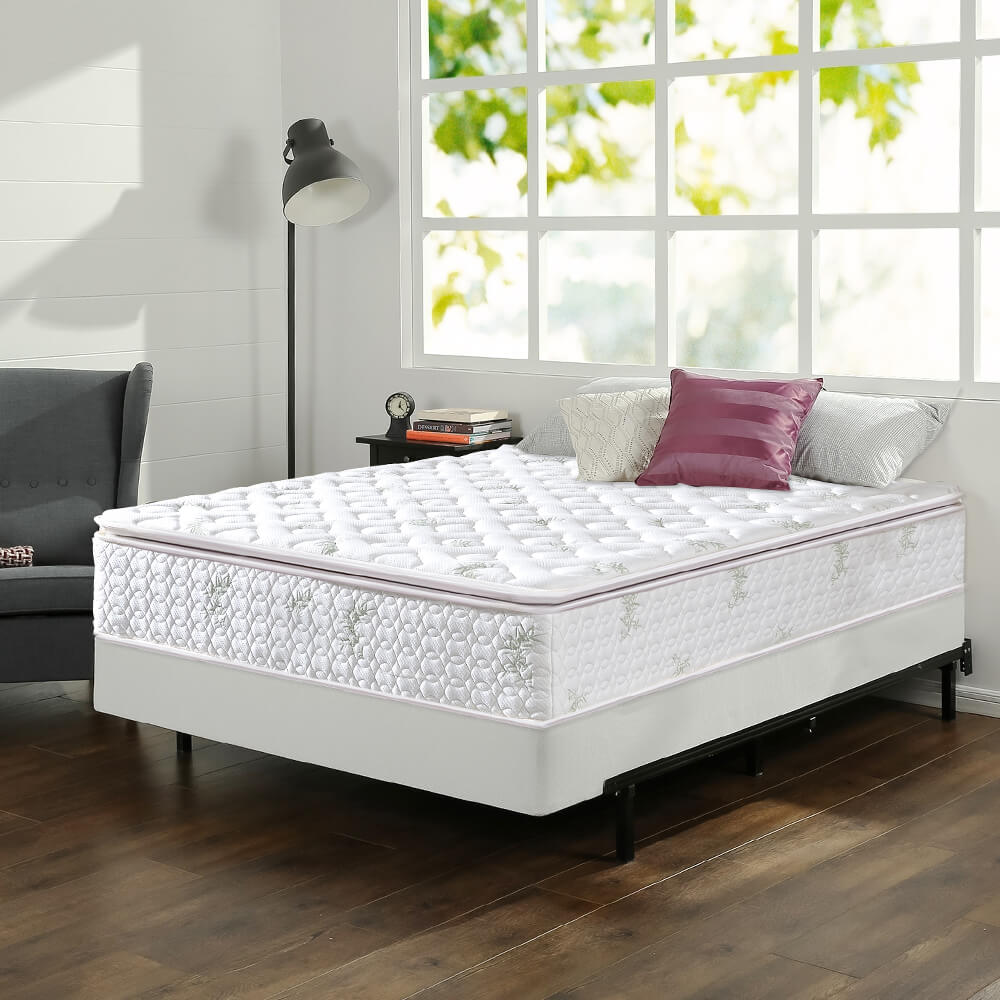 DreamZ Gel Infused Spring Foam Bed Mattress Top in King Size