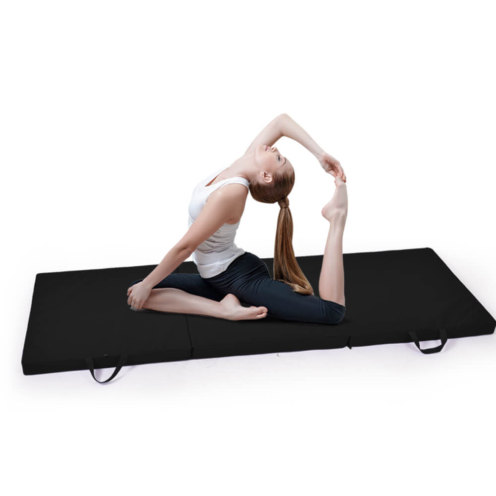 Folding Exercise Floor Mat Dance Yoga Gymnastics Training Home Judo Pilates Gym