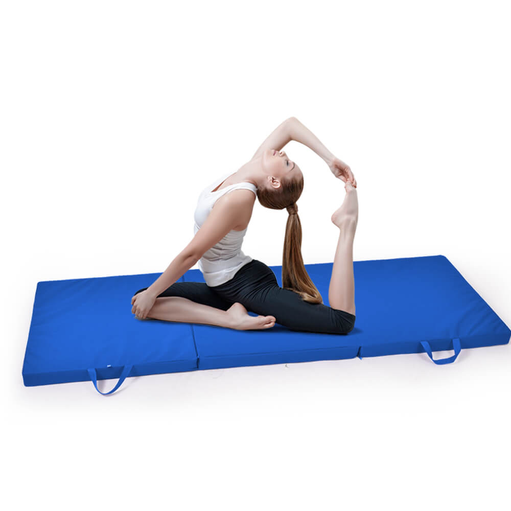 Folding Exercise Floor Mat Dance Yoga Gymnastics Training Home Judo Pilates Gym