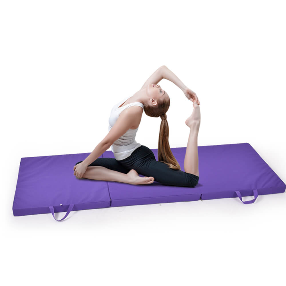 Folding Exercise Floor Mat Dance Yoga Gymnastics Training Home Judo Pilates Gym