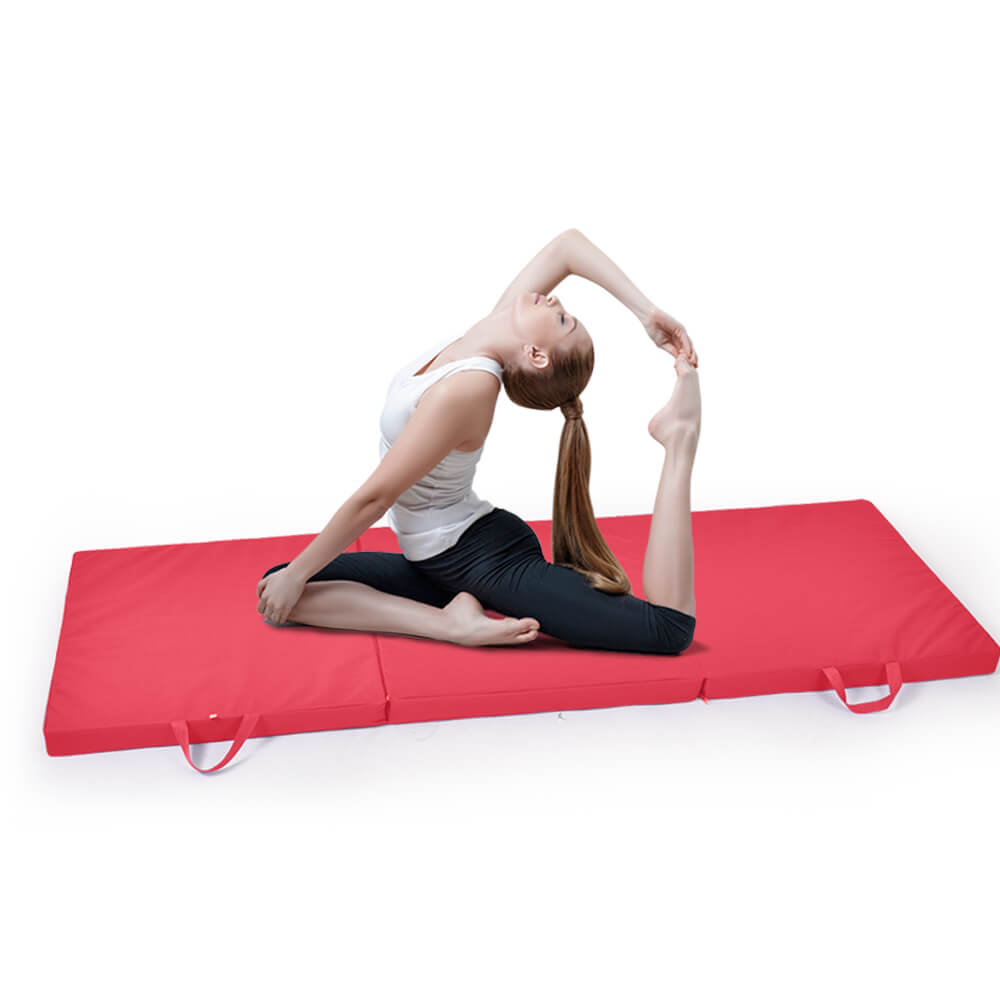 Folding Exercise Floor Mat Dance Yoga Gymnastics Training Home Judo Pilates Gym