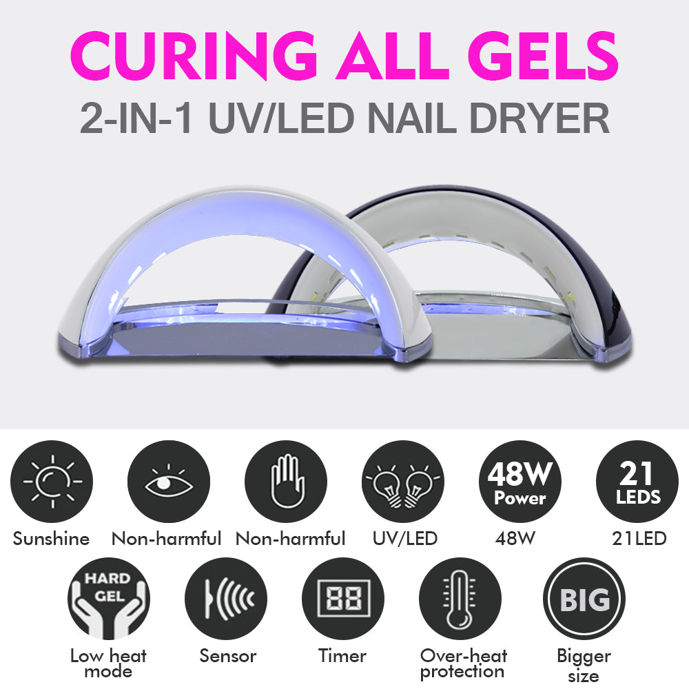 Salon Chic LED UV Nail Lamp Gel Polish Dryer Manicure Curing Smart Sensor Light