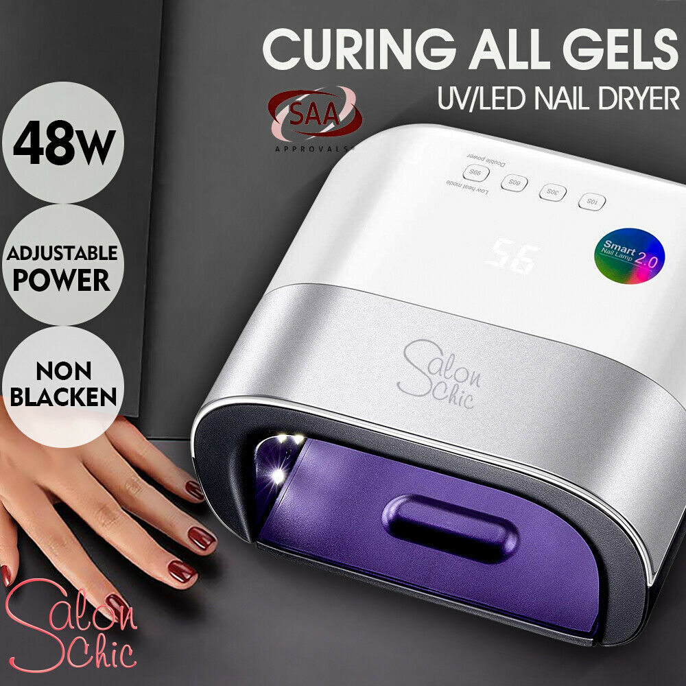 Salon Chic 48W LED UV Nail Lamp Light Gel Polish Dryer Manicure Curing Sensor