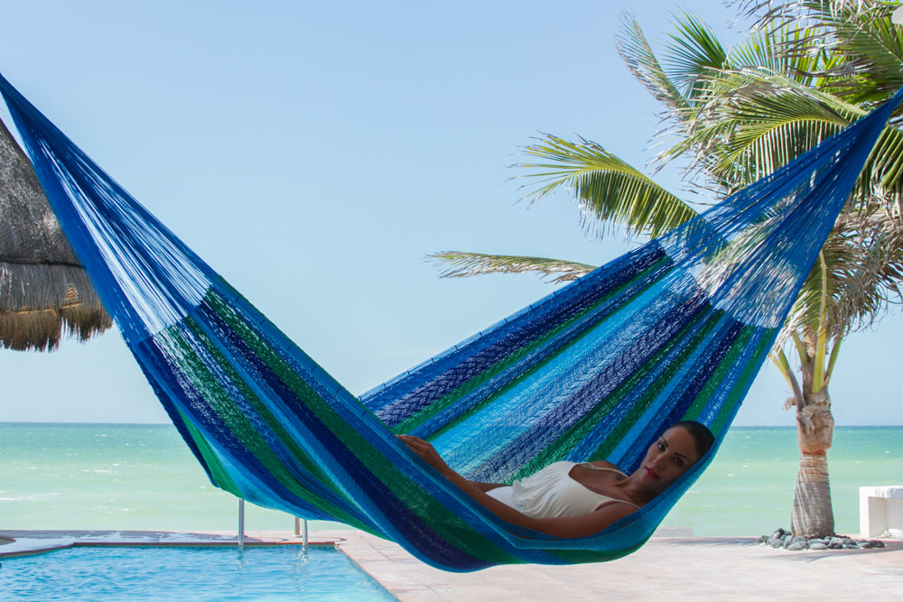 Jumbo Nylon Plus Hammock in Oceanica