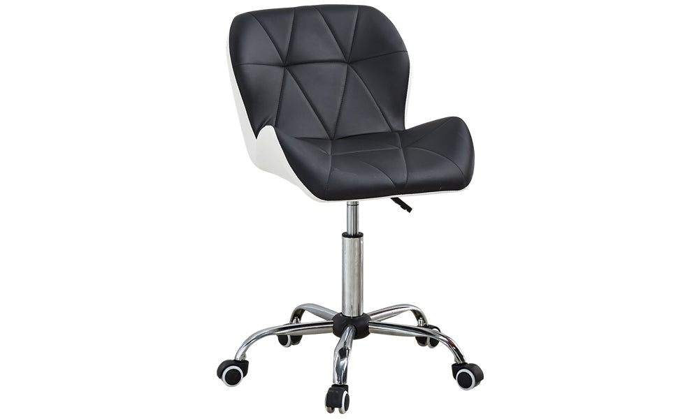 Levede Swivel Computer Desk Office Study Chair PU Leather Gaming Chair Black