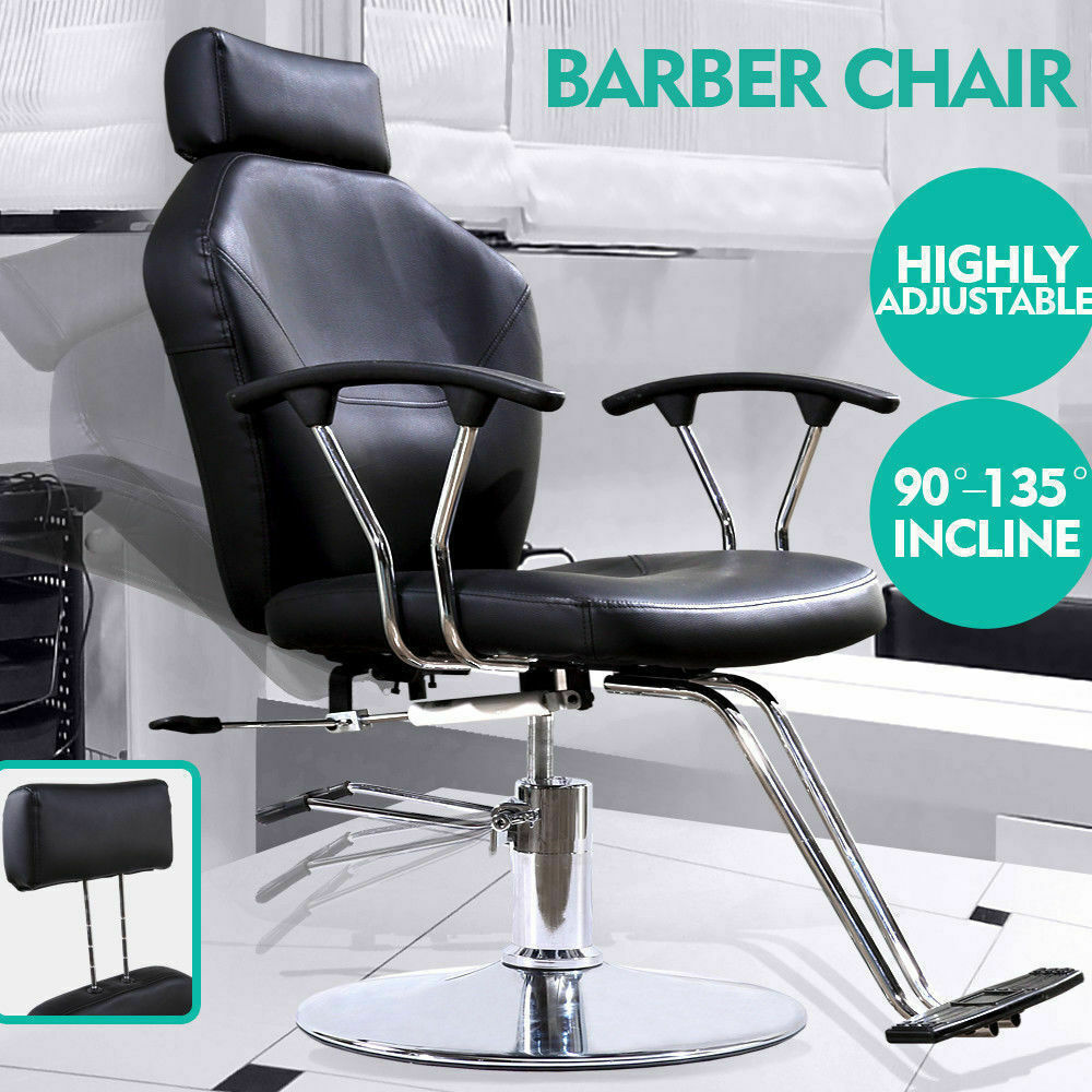 Reclining Barber Chair Shampoo Beauty Spa Hair Styling Salon Equipment