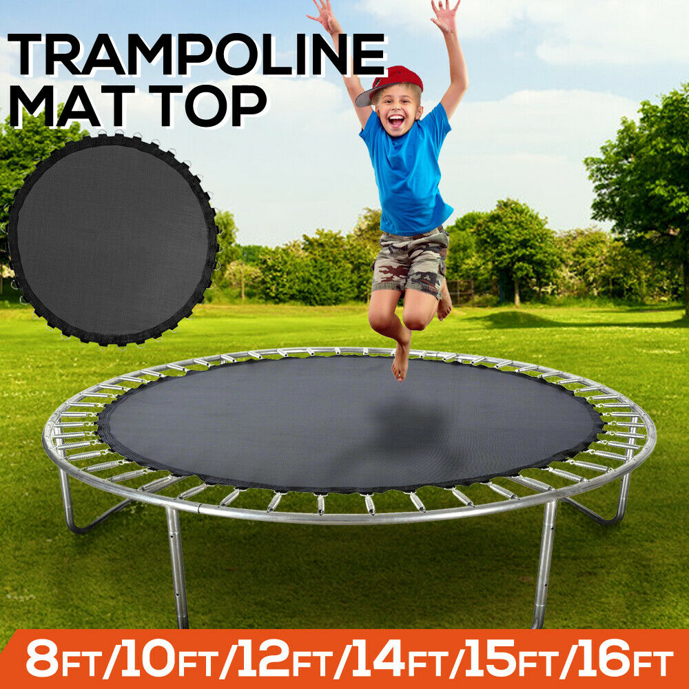 14 FT Kids Trampoline Pad Replacement Mat Reinforced Outdoor Round Spring Cover