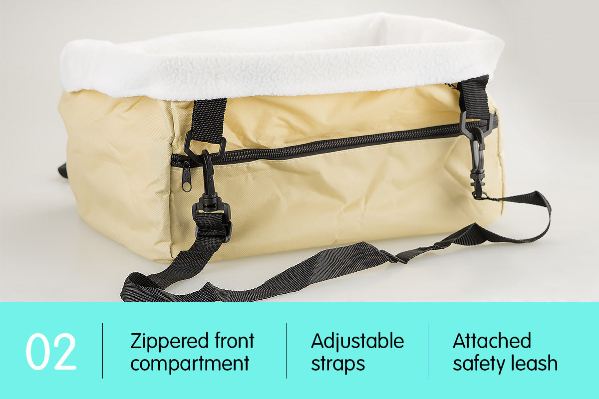 Pet Travel Carrier Bag - Beige