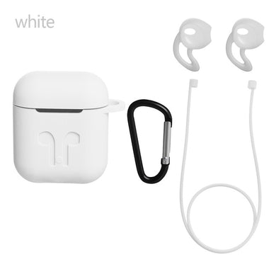 4 In 1 Earphone Silicone Case Anti-lost Wire Eartips for Apple Airpods Air Pods Bluetooth Wireless Headphone Accessories - Store Zone-Online Shopping Store Melbourne Australia