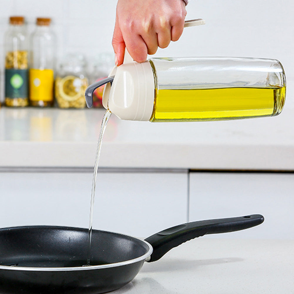 Auto Flip Olive Oil Dispenser Bottle Leakproof Condiment Container Cookware Spice Seasoning Jars Bottles Kitchen  Gadgets 2020