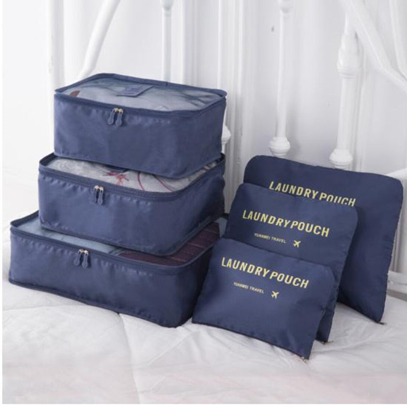 6 PC Portable Travel Luggage Packing Cubes - Store Zone-Online Shopping Store Melbourne Australia