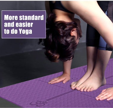 Yoga Mat with Position Line - Store Zone-Online Shopping Store Melbourne Australia