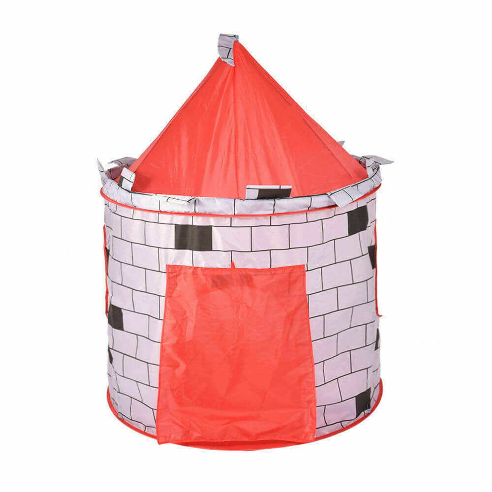 Kids Pop Up Castle Cute Playhouse Children Play Tent Outdoor Indoor Activity Toy