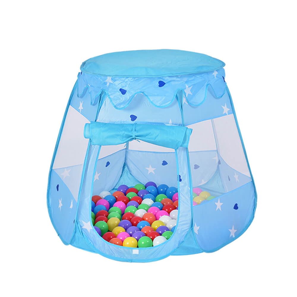 Ball Pit Play Tents for Kids 6-sided Playhouse for Children Indoor Outdoor Tent