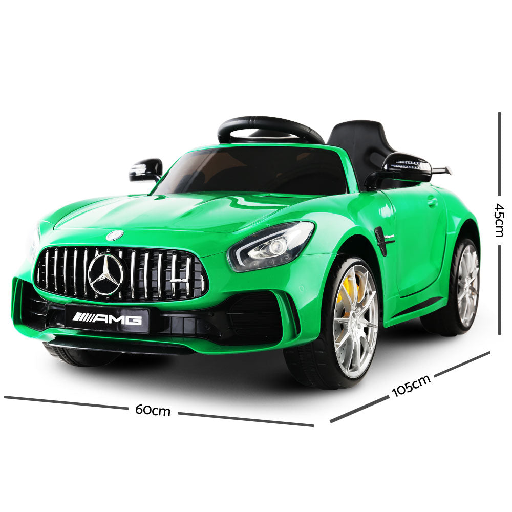 Kids Ride On Car MercedesBenz AMG GT R Electric 12V Green