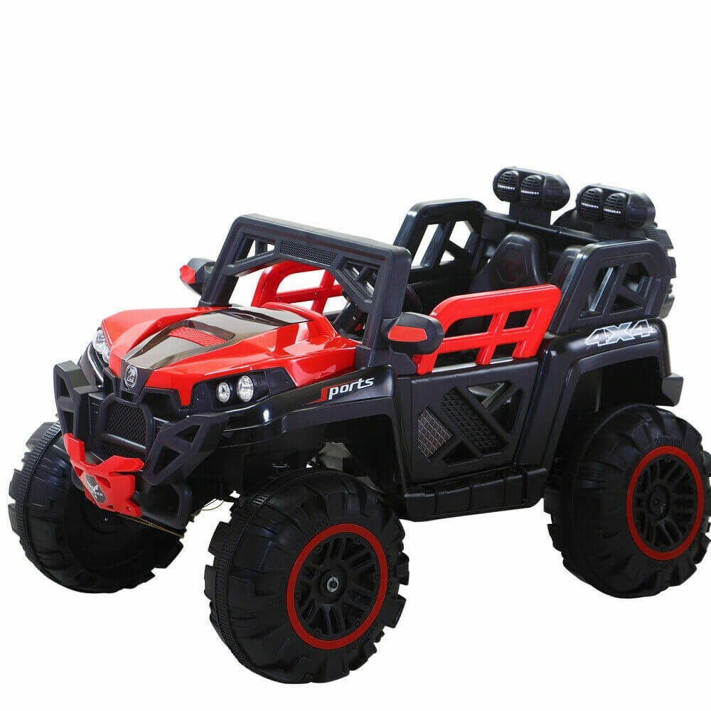 Kids Electric Ride on Jeep Toys Car Off Road BoPeep w/ Built-in Songs Remote 12V