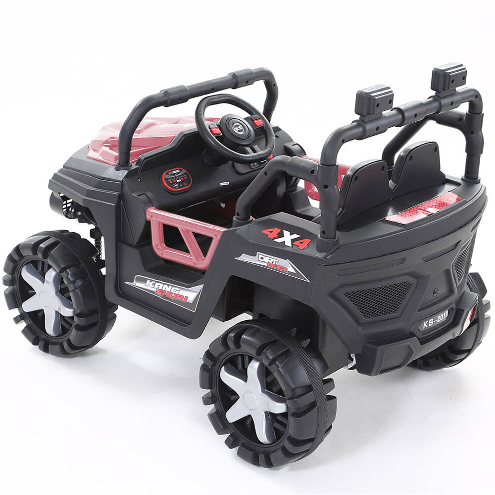 BoPeep 12V Kids Electric Ride on Car Jeep Toys Off Road Built-in Songs Gift Pink