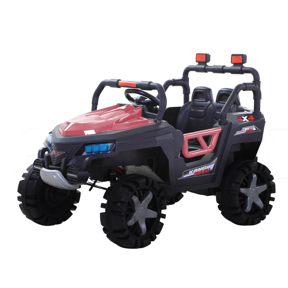 BoPeep 12V Kids Electric Ride on Car Jeep Toys Off Road Built-in Songs Gift Pink