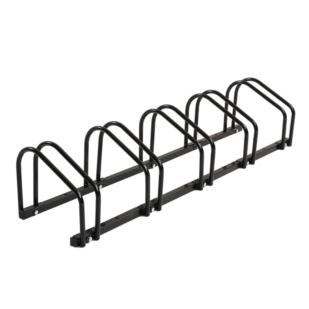 5-Bikes Stand Bicycle Bike Rack Floor Parking Instant Storage Cycling Portable