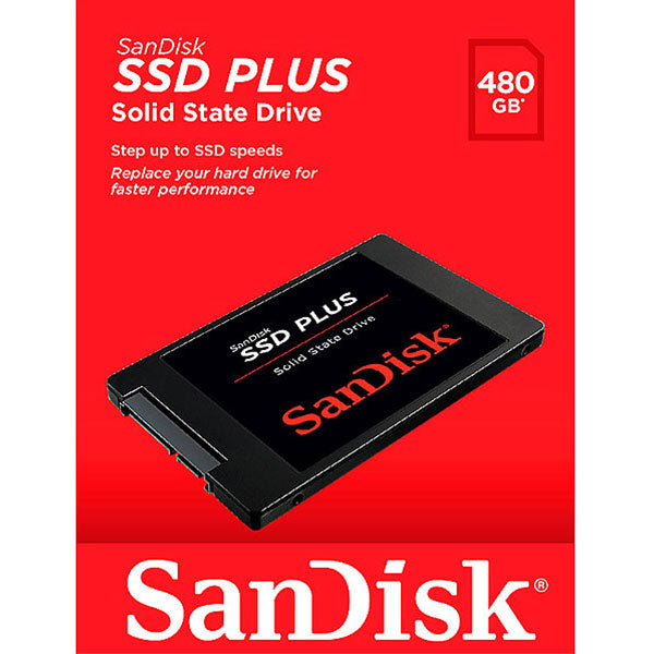 SanDisk SSD Plus 480GB 2.5 inch SATA III SSD SDSSDA-480G