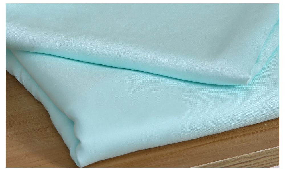 DreamZ 3 Pcs Natural Bamboo Cotton Bed Sheet Set in Size King Single Green