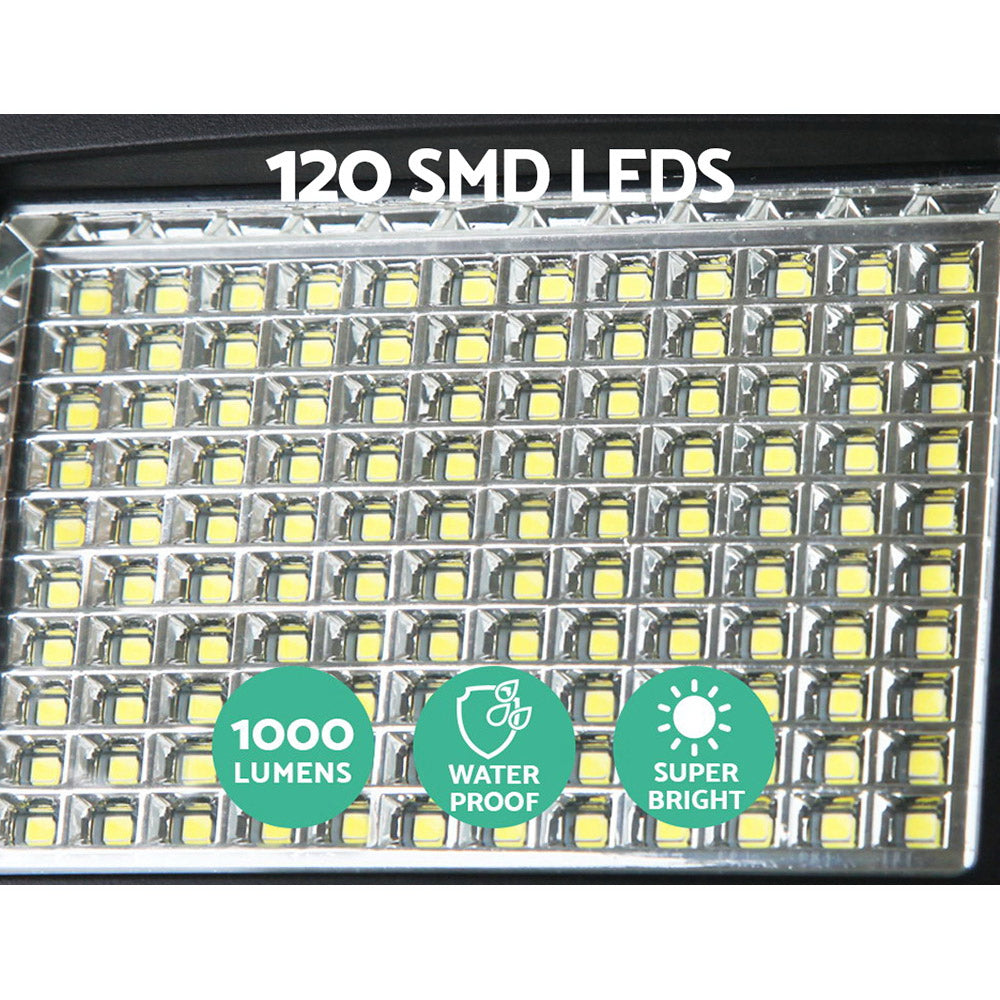 Set of 2 120 LED Solar Powered Sensor Light