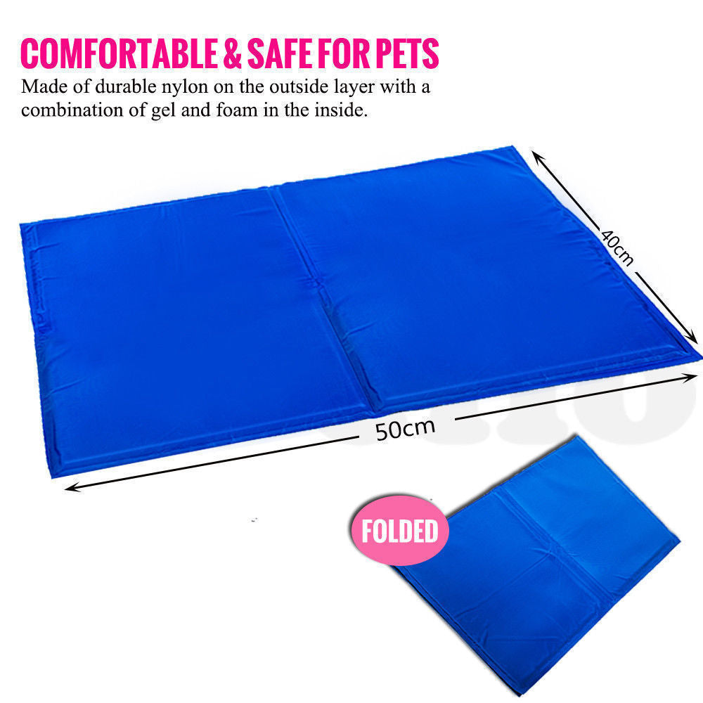 PaWz Pet Cooling Mat Gel Mats Bed Cool Pad Puppy Cat Non-Toxic Beds Summer Pads