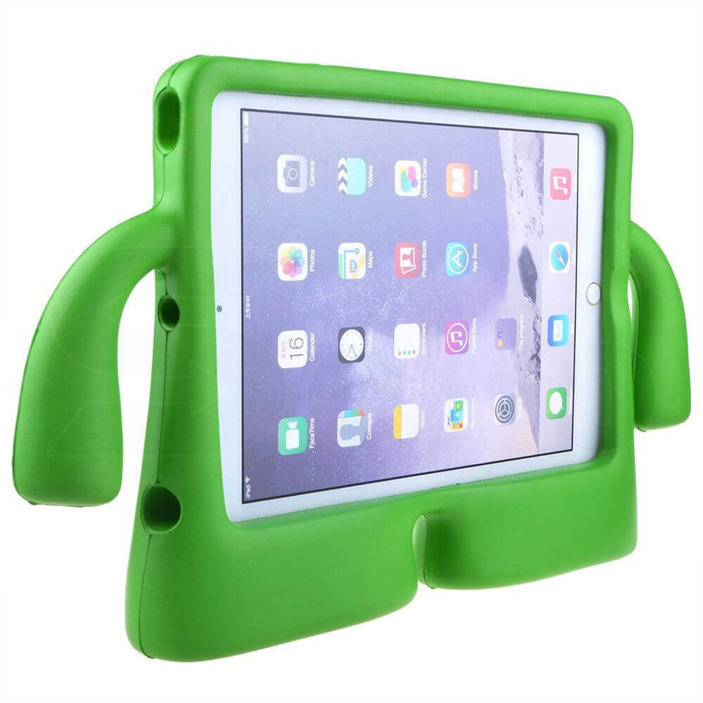 2x Shockproof Tough Children Kids Rubber Safe Case Cover iPad Mini 1 2 3 Green