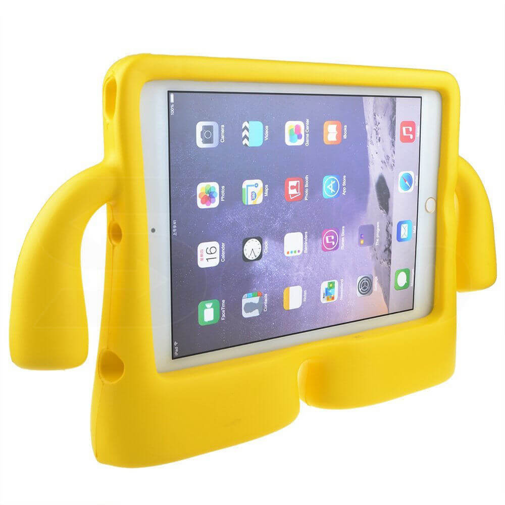 Shockproof Tough Children Kids Rubber Safe Case Cover iPad Mini 1 2 3 Yellow