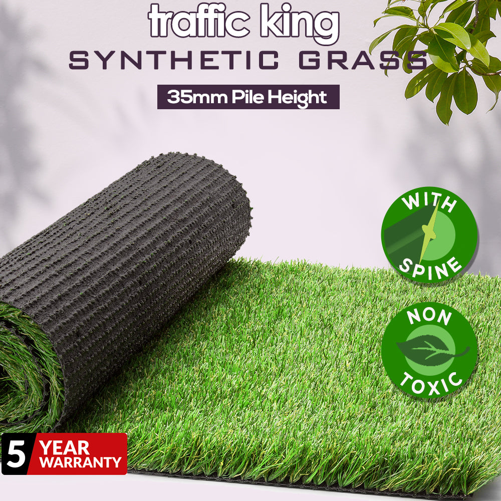 30SQM Artificial Grass Lawn Flooring Outdoor Synthetic Turf Plastic Plant Lawn