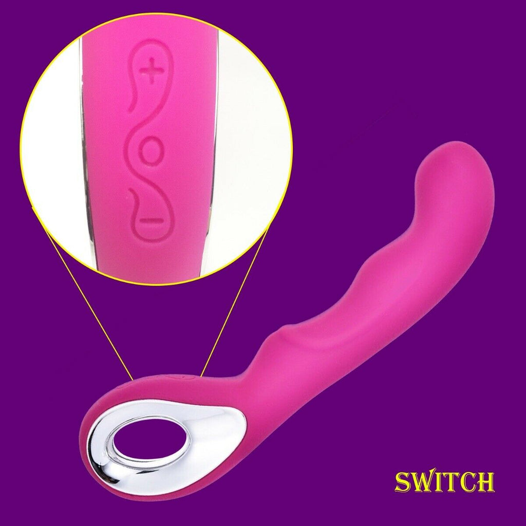10 Speed Vibrator Bullet Vibrating USB Massager Wand Female Adult Sex Toy Purple