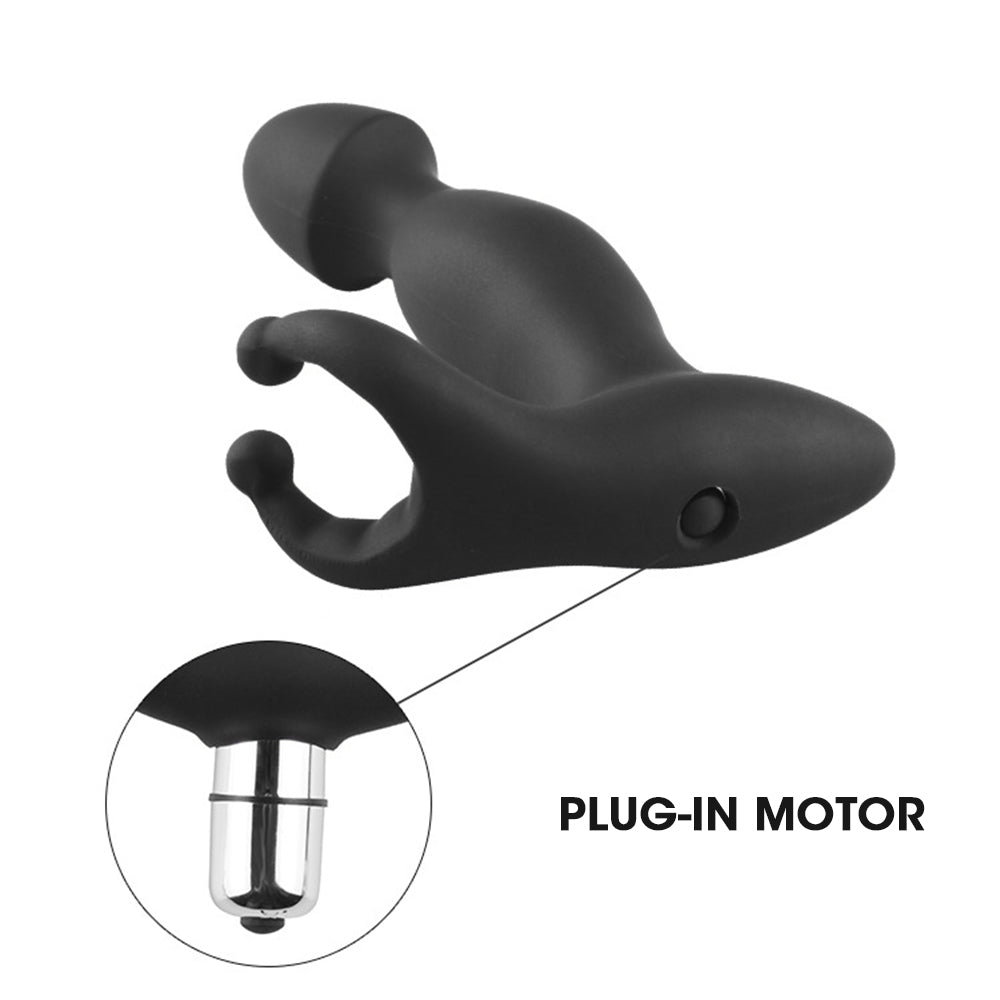 Vibrating Prostate Massager Anal Mens Butt Plug Vibrator DISCREET Male Sex Toy