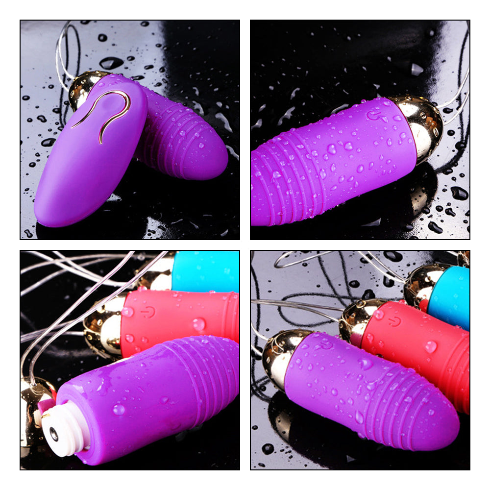10 Speed Vibrator USB Love Egg Sex Adult Toy Wireless Remote Control Clit Purple