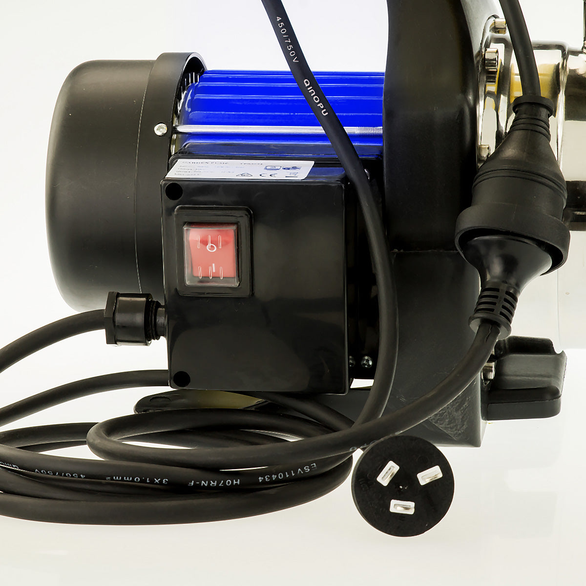1400w Automatic stainless electric water pump - Blue