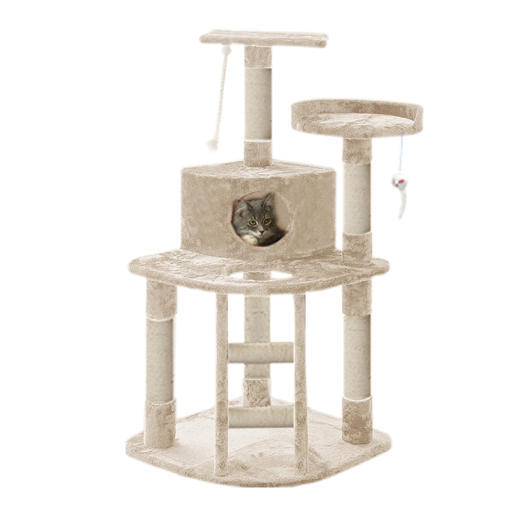 PaWz 1.2M Cat Scratching Post Tree Gym House Condo Furniture Scratcher Tower