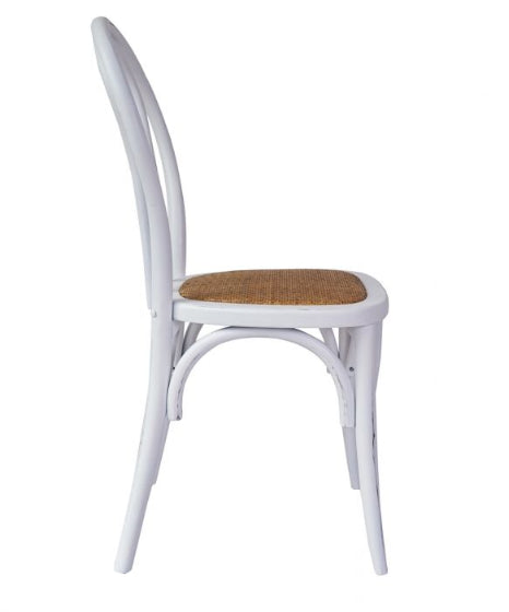 Bentwood Chair Antique White Set Of 2